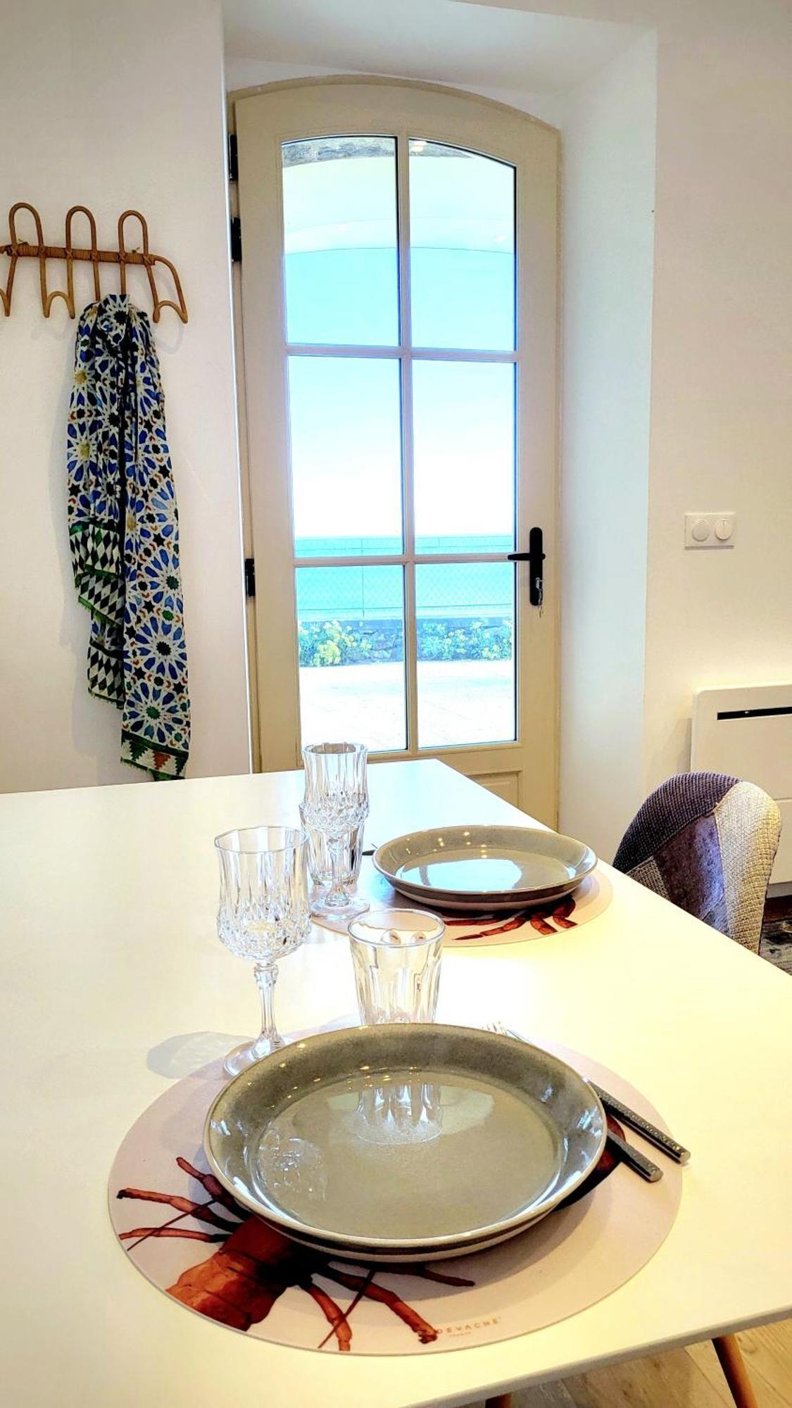 Vue Pleine Mer A La Perle Marine - La Terrasse Dinard Esterno foto